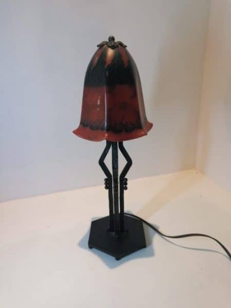 Lampe de table Art Déco vintage.