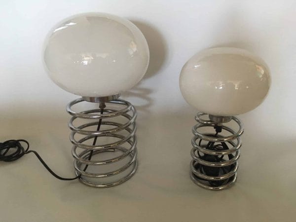 Authentique lampe « ressort » vintage par Ingo Maurer